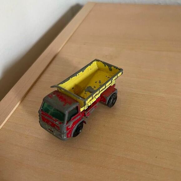 Vintage 60s Matchbox Lesney No. 70 Red Grit Spreading Truck Diecast Dump - Picture 8 of 10